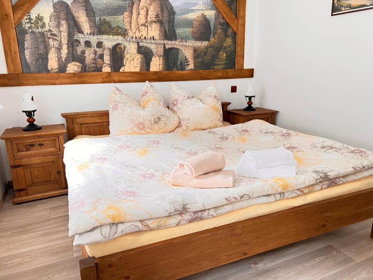 Pension Pod Skalou Hřensko Dış mekan fotoğraf