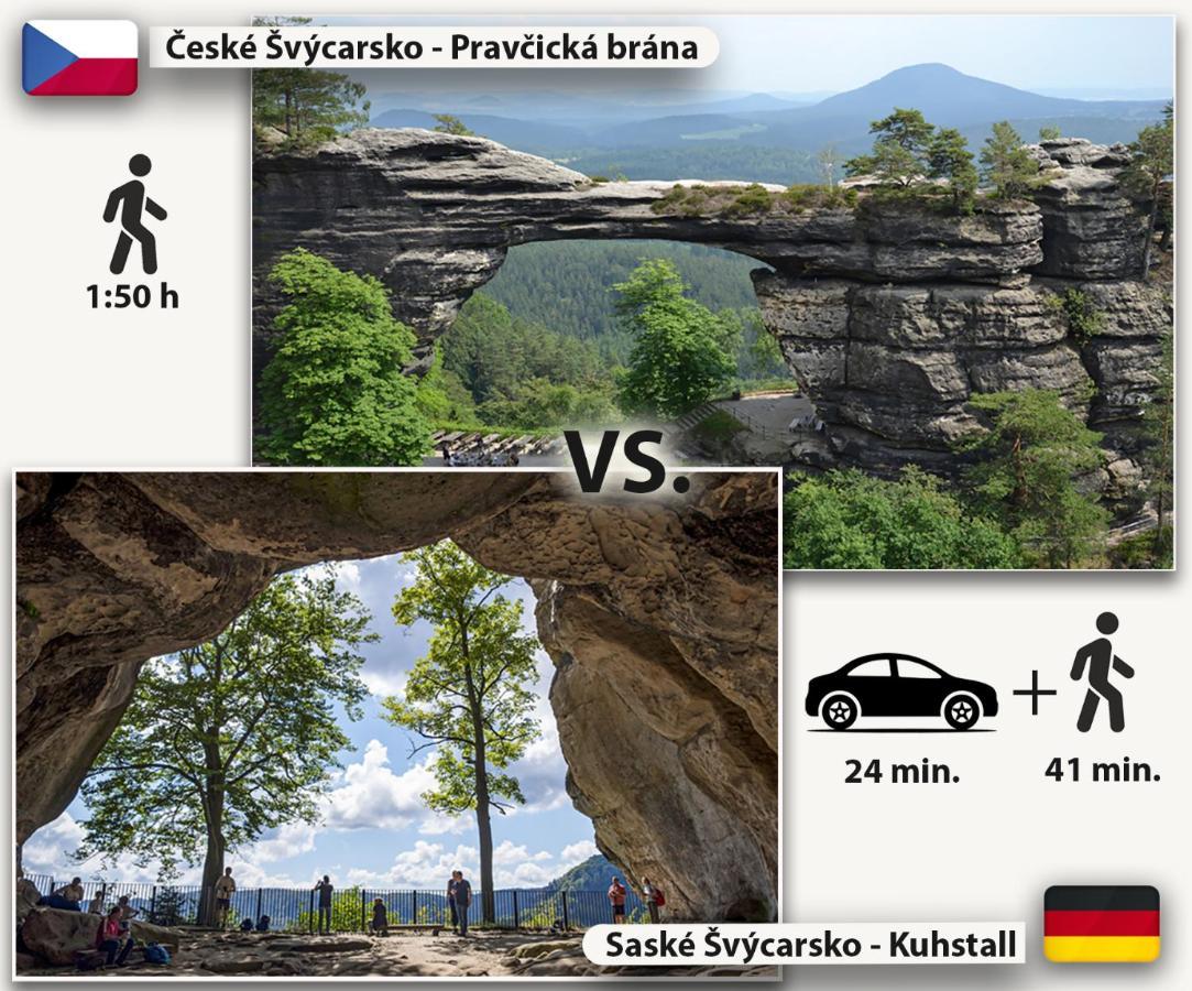 Pension Pod Skalou Hřensko Dış mekan fotoğraf