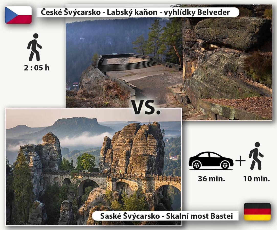 Pension Pod Skalou Hřensko Dış mekan fotoğraf